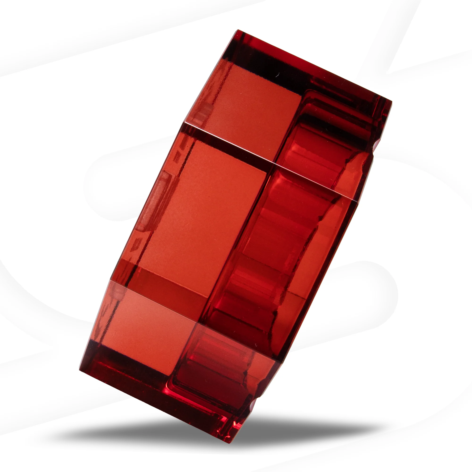 RAW Red Glass Ashtray - Image 5