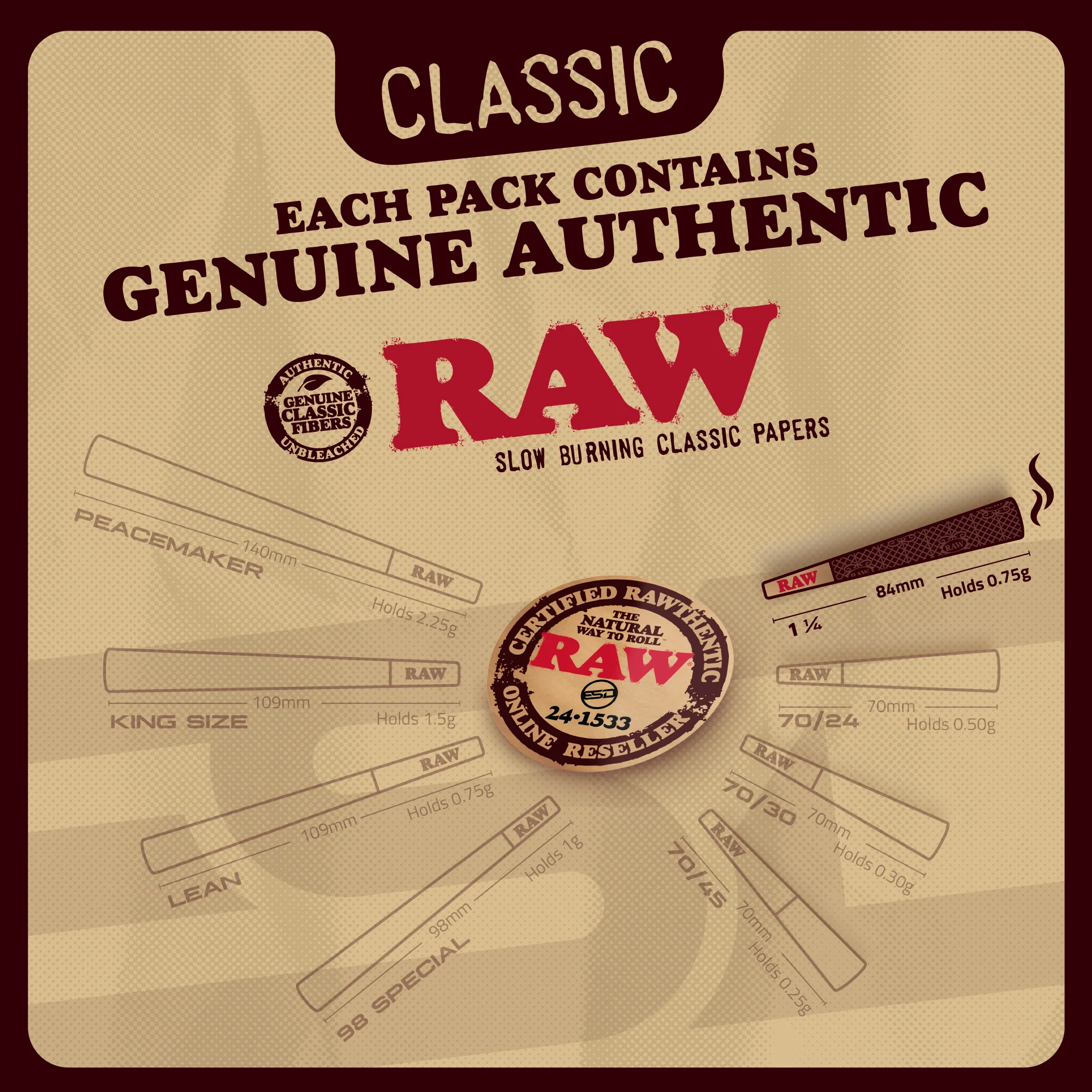 RAW Classic King Size Cones - Image 4
