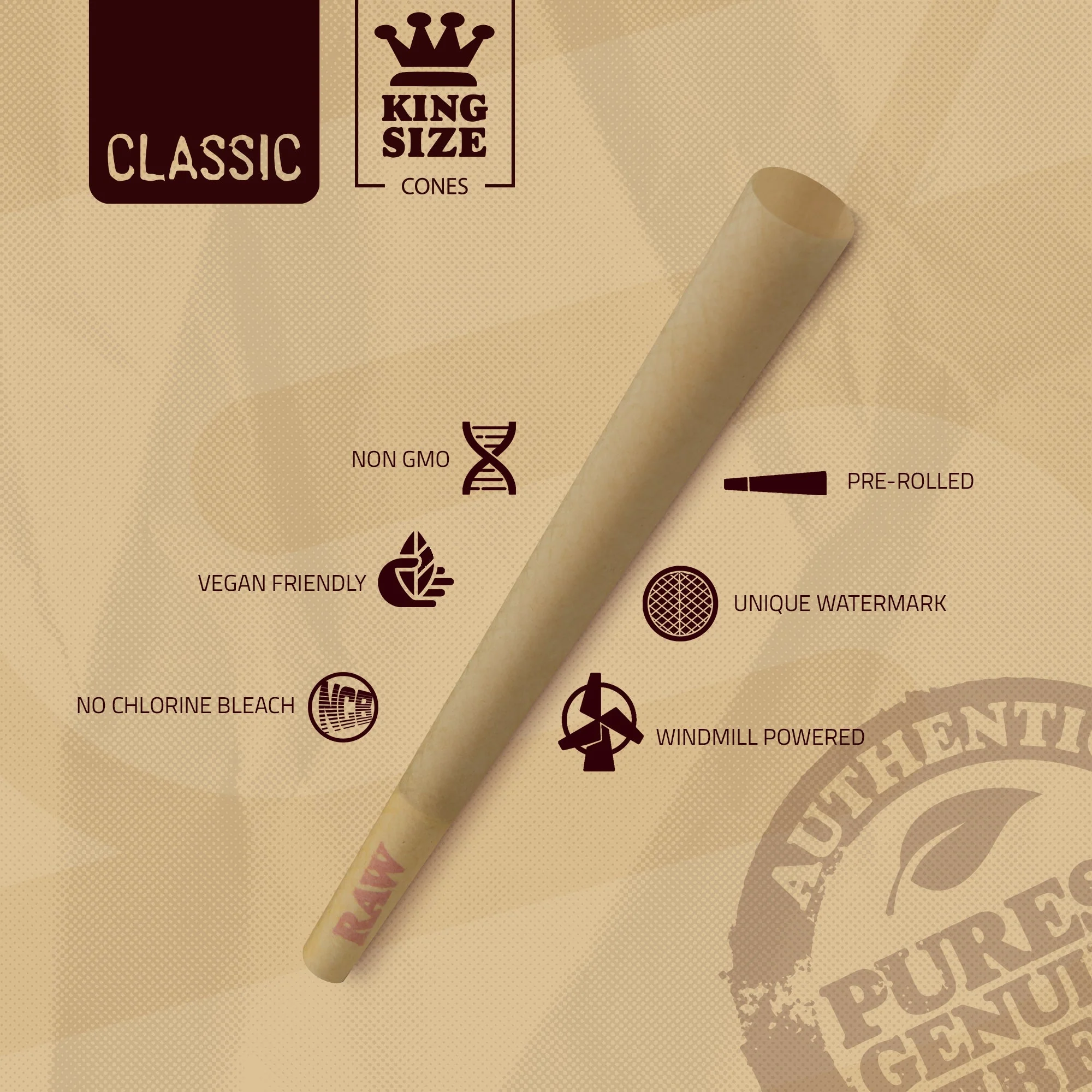 RAW Classic King Size Cones - Image 5