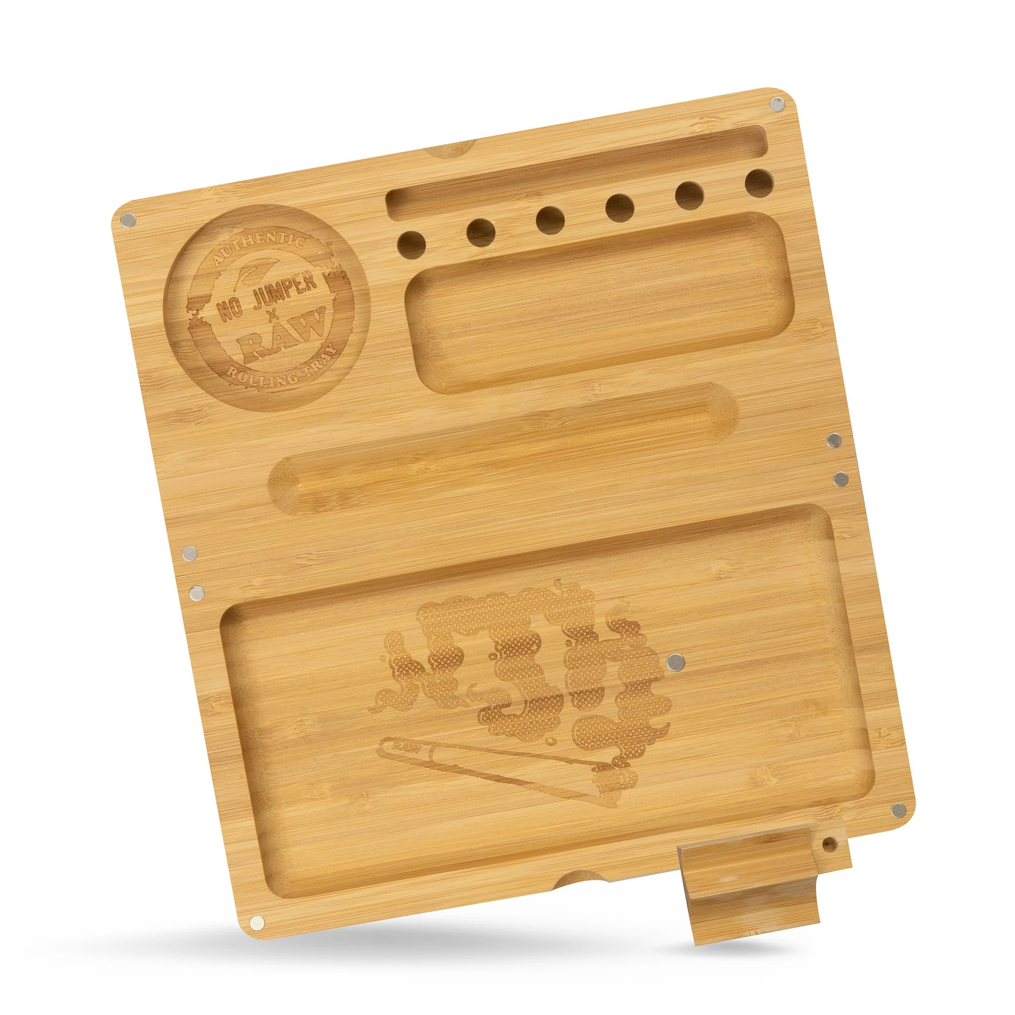 RAW X No Jumper Backflip Bamboo Rolling Tray