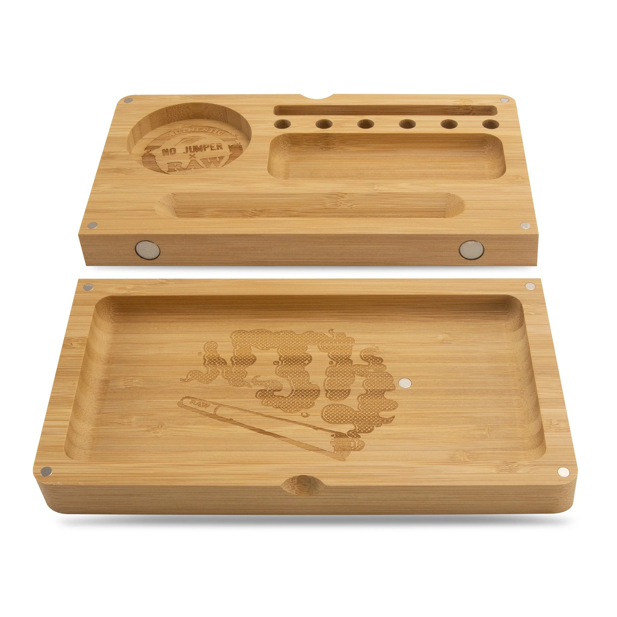 RAW X No Jumper Backflip Bamboo Rolling Tray - Image 2