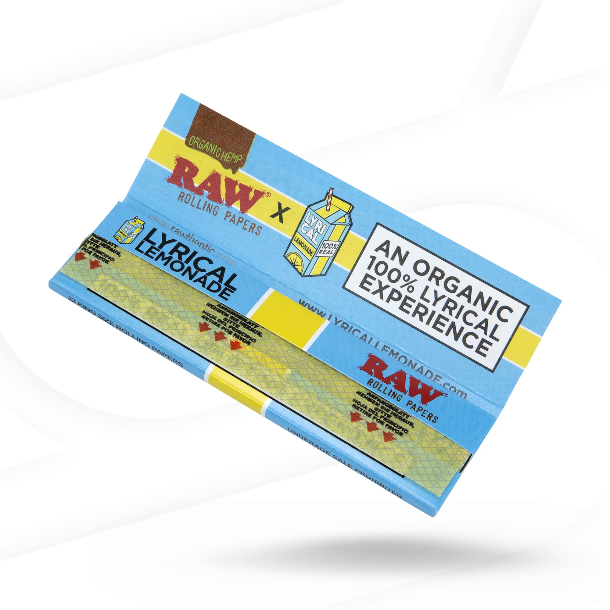 RAW X Lyrical Lemonade King Size Wide Rolling Papers - Image 3