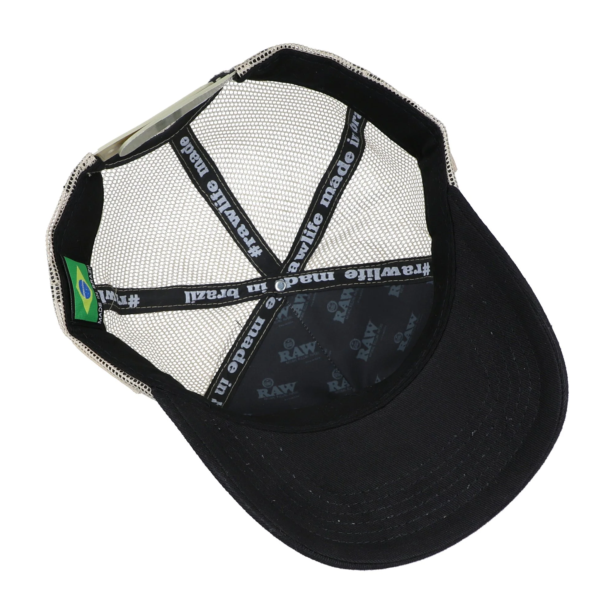 RAWlife Brazil Black Trucker Hat | DISCONTINUED - Image 4