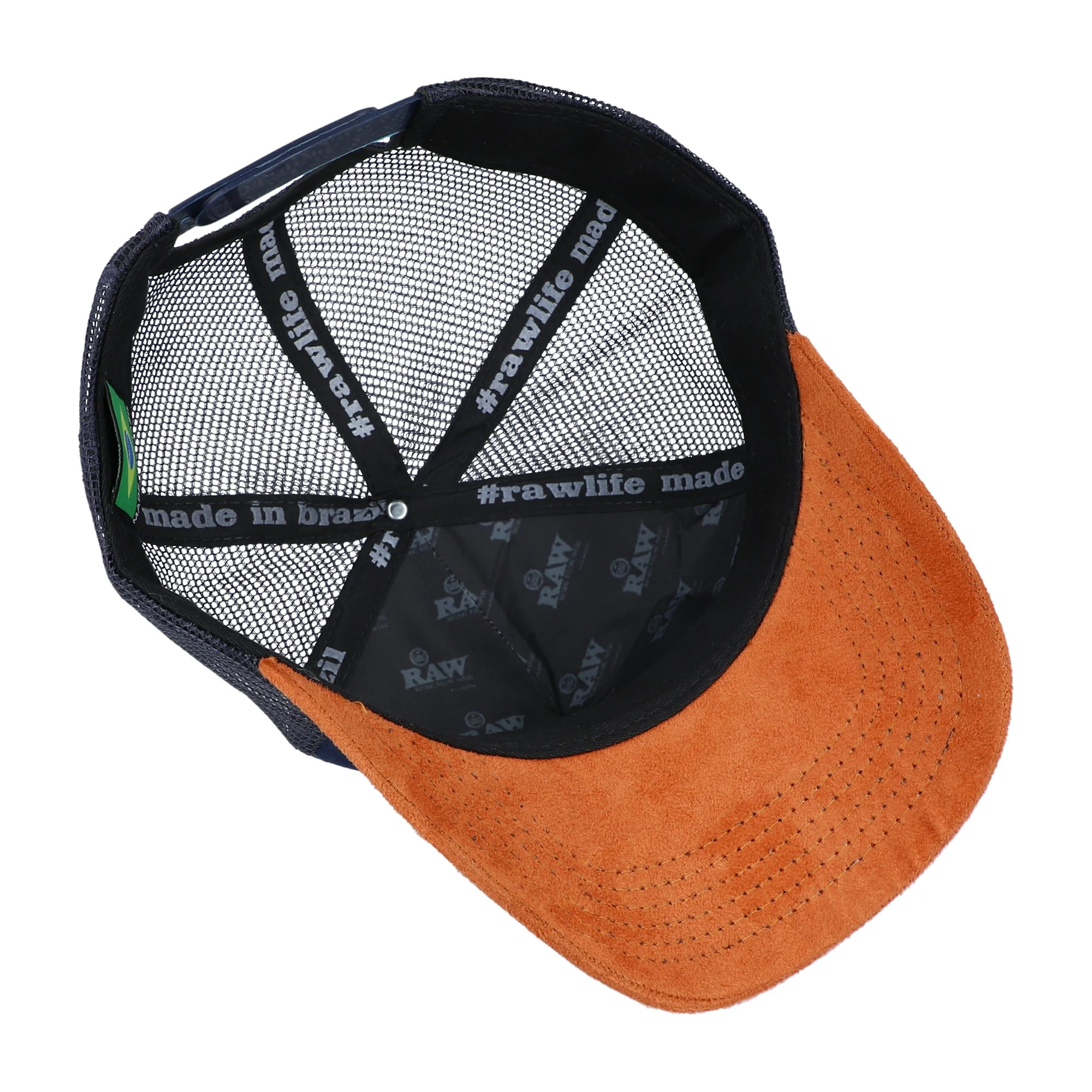 RAWlife Brazil Blue Trucker Hat | DISCONTINUED - Image 4